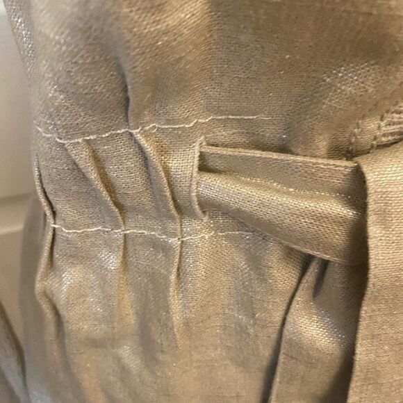 Alfredo Dominguez linen/ wool belted cardigan, L - Picture 8 of 11